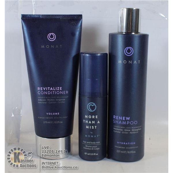 NEW MONAT RENEW SHAMPOO AND REVITALZE CONDITIONER