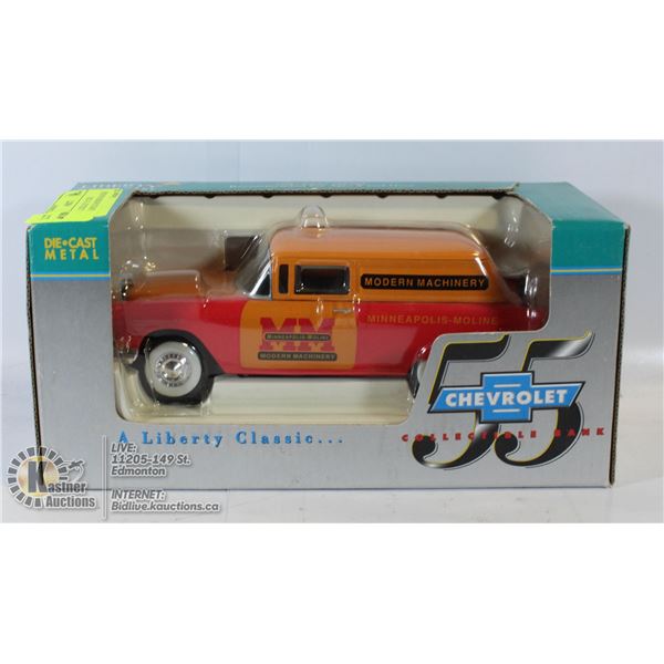 METAL DIECAST '55 CHEV- MINNEAPOLIS MODERN MACHINE