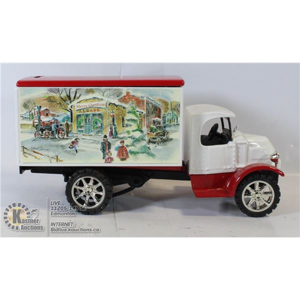 DIECAST METAL BANK- 1935 MACK FREIGHT TRUCK