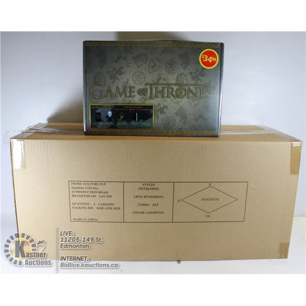 CASE OF 4 GAME OF THRONES COLLECTIBLE MYSTERY