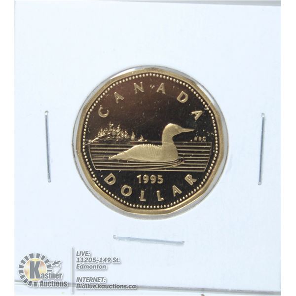 1995 LOON, PROOF CANADA DOLLAR COIN