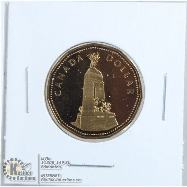 1994 WAR MEMORIAL PROOF CANADA DOLLAR