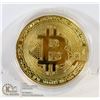 Image 1 : GOLD PLATED BITCOIN IN PROTECTIVE CASE