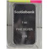 1 TROY OUNCE .999 SILVER BAR