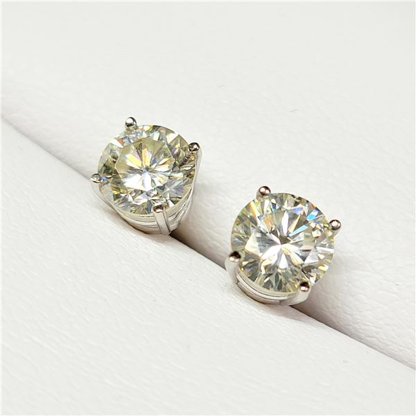 MZ7-13 14K  MOISSANITE EARRINGS