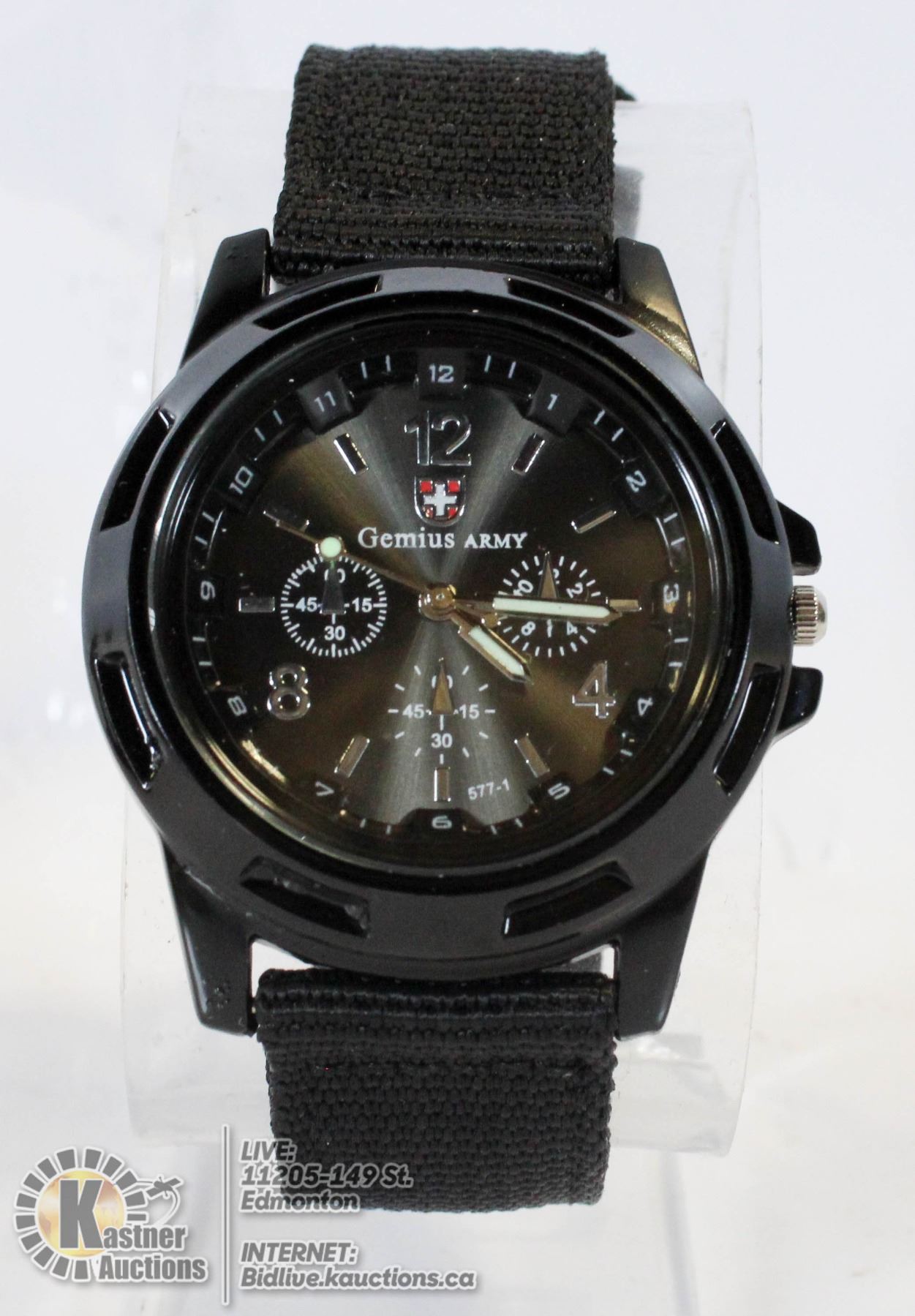 Genius Army GENIUS ARMY WATCH BLACK ON BLACK
