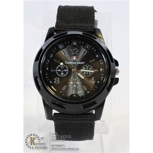 GENIUS ARMY WATCH BLACK ON BLACK