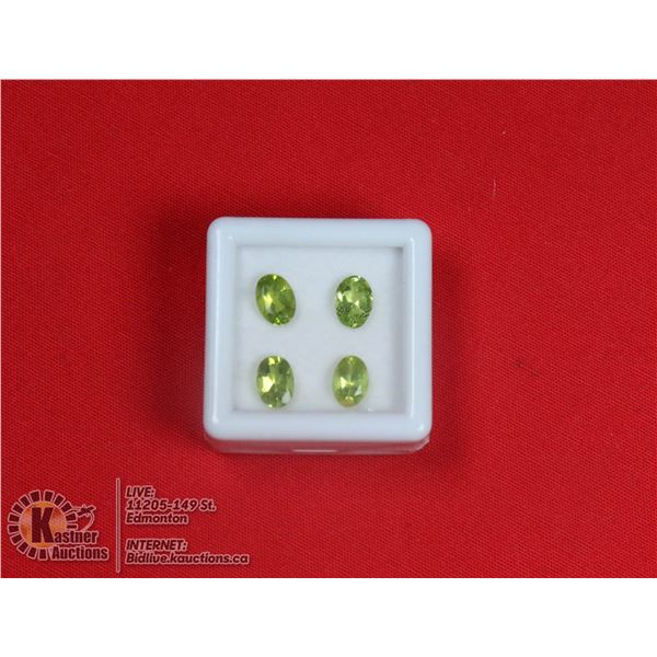 #194-GREEN PERIDOT GEMSTONES 3.20ct