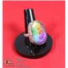 Image 1 : #246-NATURAL RAINBOW SOLAR QUARTZ RING SIZE