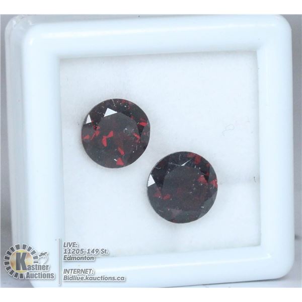 UNCLAIMED DARTK RED GARNET GEMSTONES