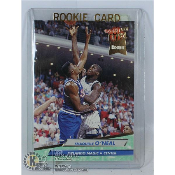 SHAQILLE ONEIL ROOKIE CARD