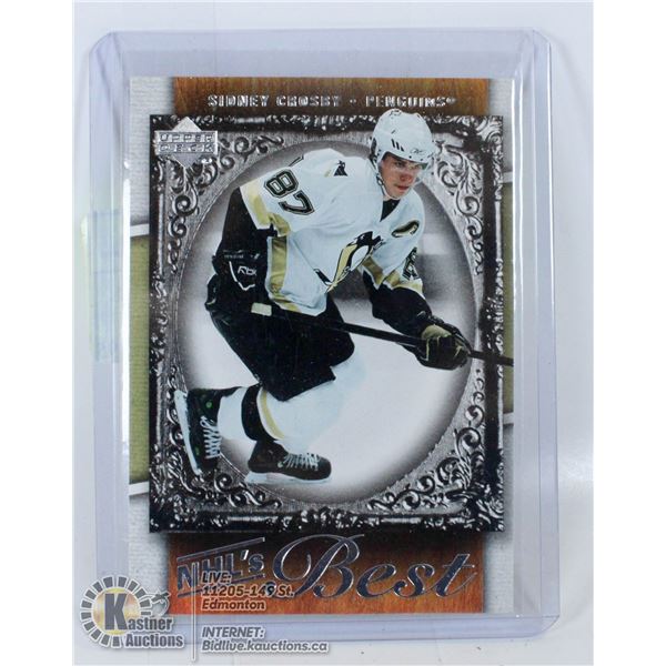 2007-2008 SYDNEY CROSBY UD NHL BEST INSERT CARD