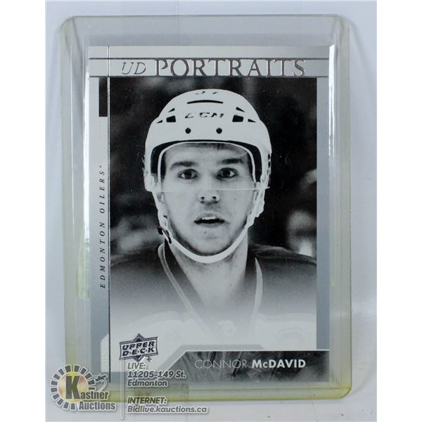 2017-2018 CONNOR MCDAVID UD PORTAITS INSERT