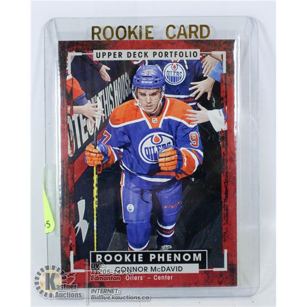 CONNOR MCDAVID ROOKIE CARD