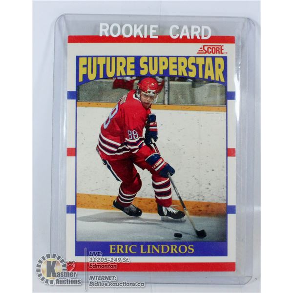 ERIC LINDROS ROOKIE CARD