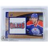 OILER TEAM PATCH LOGO INSERT UPPERDECK 2013-2014