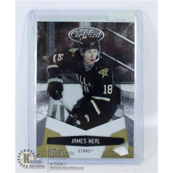JAMES NEAL HOCKEY CARD 19/25 EDMONTON