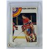 KEN DRYDEN HOCKEY CARD OPC 1978