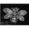 Image 1 : UNCLAIMED BEE RHINESTONE BROOCH