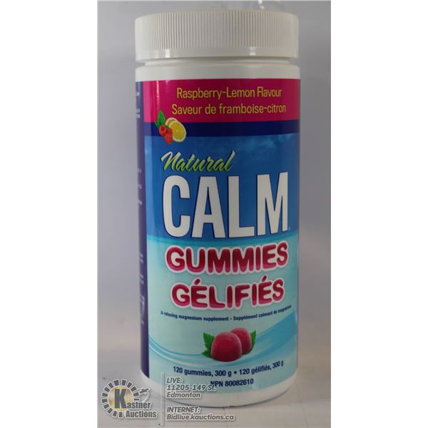 RASPBERRY-LEMON FLAVOUR NATURAL CALM GUMMIES