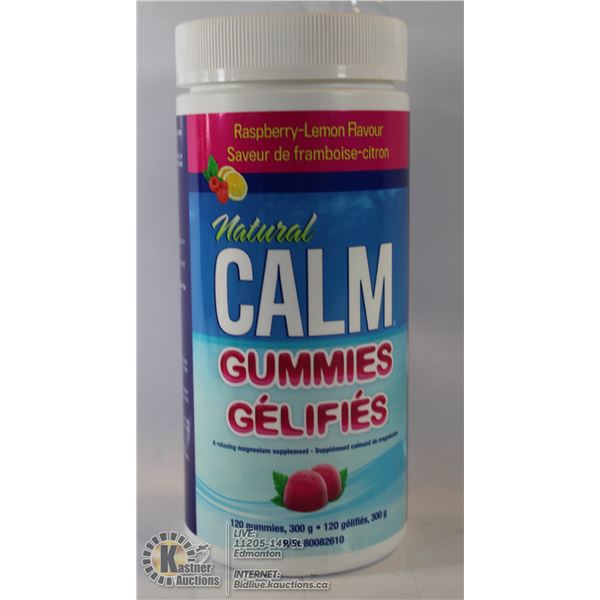 RASPBERRY-LEMON FLAVOUR NATURAL CALM GUMMIES