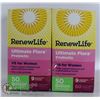 Image 1 : LOT OF 2 RENEWLIFE FLORE PROBIOTIC VS FOR WOMAN