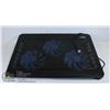 Image 1 : THREE FAN LAPTOP COOLER WITH BLUE LED