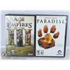 Image 1 : LOT OF 2 CLASSIC PC GAMES - AGE OF EMPIRES