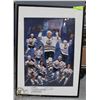 FRAMED OILERS PRINT "CAPTAINS LEGACY"