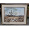 FRAMED NATURE PAINTING