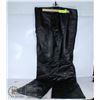 PAIR OF LADIES BLACK DANIER LEATHER PANTS -