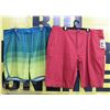 Image 1 : 2 PAIRS OF SHORTS SIZE 36 SWIM TRUNKS