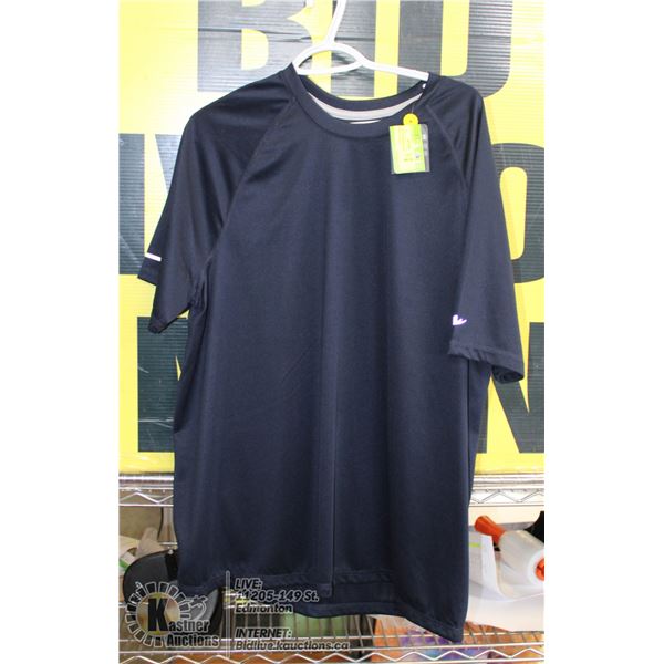 ATHLETIC WORKS T-SHIRT NAVYBLUE SIZE L