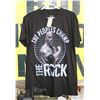 Image 1 : "THE ROCK" BLACK T-SHIRT SIZE M