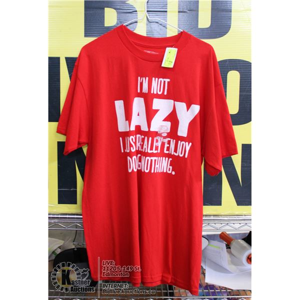 RED T-SHIRT SIZE L