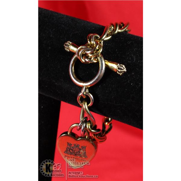 JUICY COUTURE HEART LOCK BRACELET