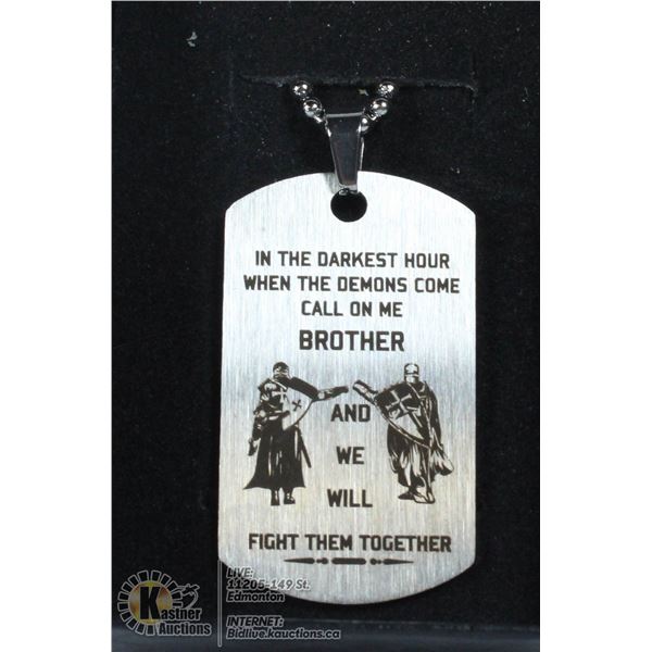  WHEN THE DEMONS COME  PENDANT