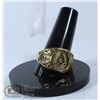 MENS MASONIC RING SIZE 11