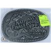 1990 NATIONAL FINAL RODEO BELT BUCKLE