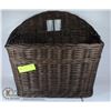 Image 1 : WICKER BIKE BASKET