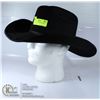 Image 1 : BLACK FELT COWBOY HAT SIZE 7 1/2