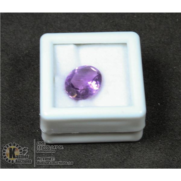 #119-PURPLE AMETHYST GEMSTONE OVAL 4.25CT