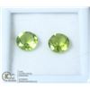 Image 1 : #59-GREEN PERIDOT GEMSTONES ROUND 2.5CT