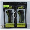 Image 1 : PURE SUPPORT KNEE SUPPORT BLACK AND GREY SMALL