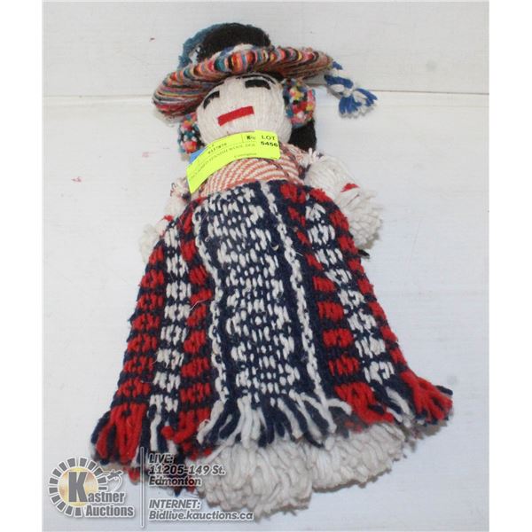 UNCLAIMED SPANISH WOOL DOLL