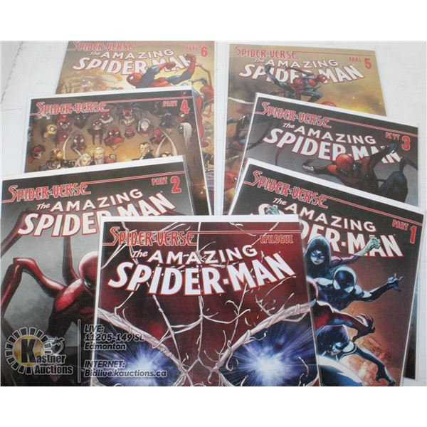 SPIDER-VERSE MINI-SERIES 6 COMICS 1ST SPIDER-PUNK