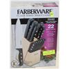 Image 1 : FABERWARE 22 PIECE CUTLERY & TOOL KNIFE BLOCK SET