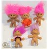 6 VINTAGE TROLLS