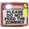 Image 1 : METAL LUNCH BOX DONT FEED THE ZOMBIES