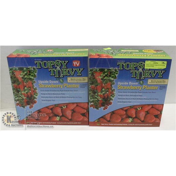 TOPSY TURVEY TOMATO PLANTER (2) NEW IN BOX